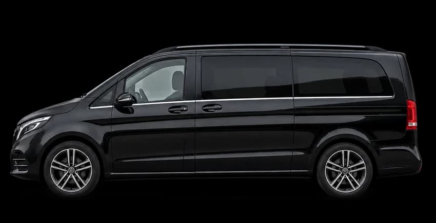 Mercedes-Benz V-Klasse oder ähnlich: Seitenansicht, illustrative Darstellung