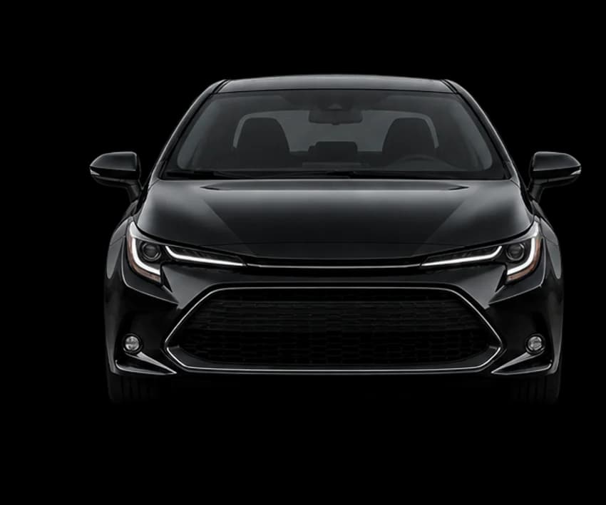 Toyota Corolla oder ähnlich: Frontansicht, illustrative Darstellung