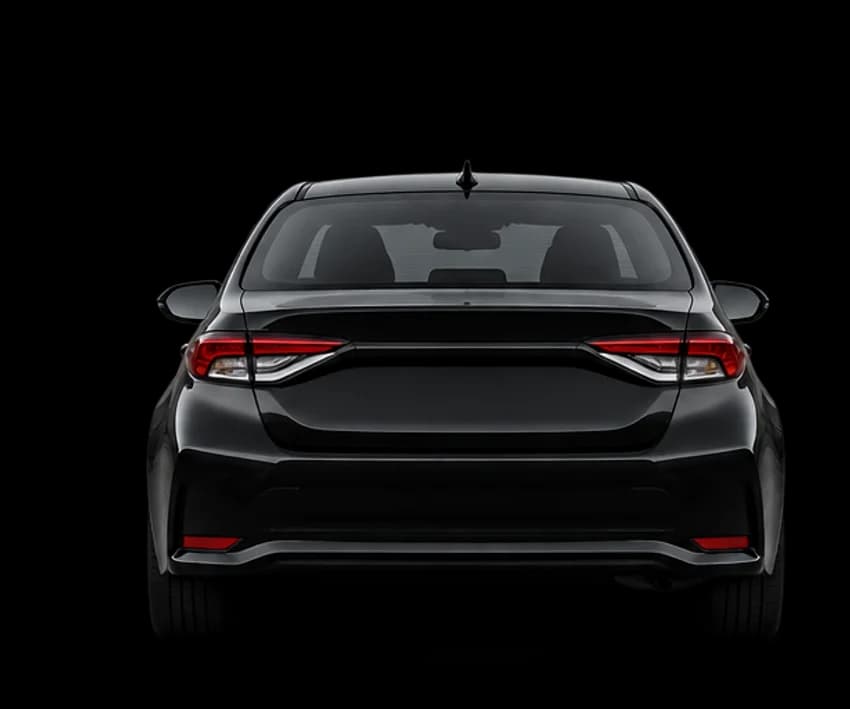 Toyota Corolla oder ähnlich: Heckansicht, illustrative Darstellung